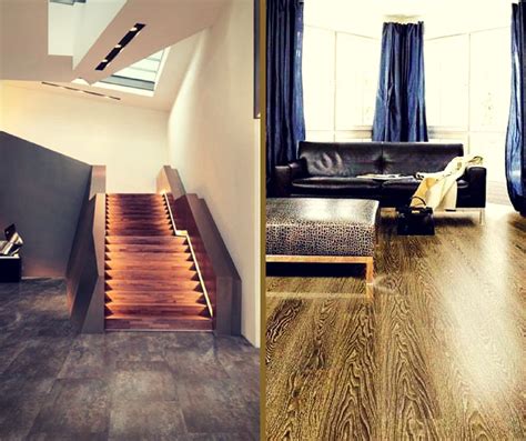 Pavimento in resina effetto legno