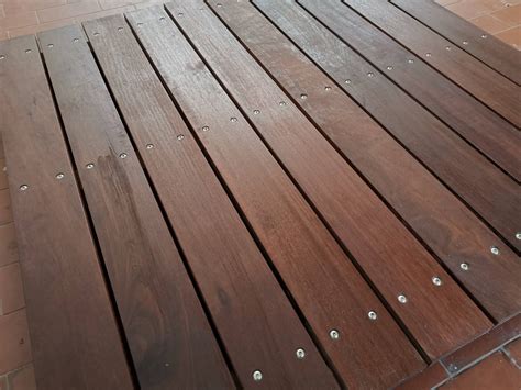 Pedana in legno per esterno