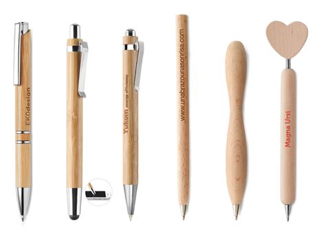 Penne in legno personalizzate