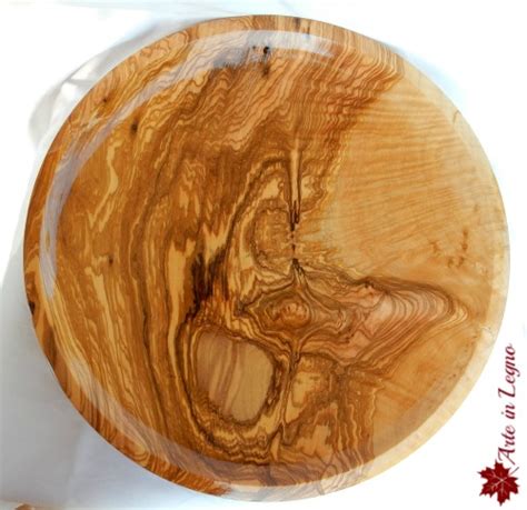 Piatto in Legno al Tornio