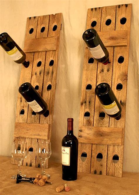 Portabottiglie in legno fai da te