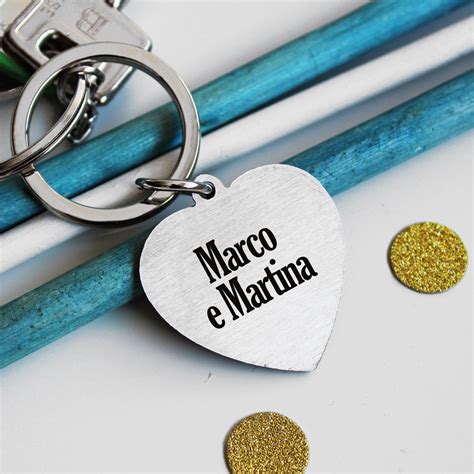 Portachiavi in acciaio inox personalizzato