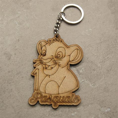 Portachiavi in legno personalizzato