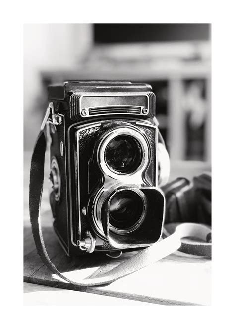 Poster di una macchina fotografica vintage