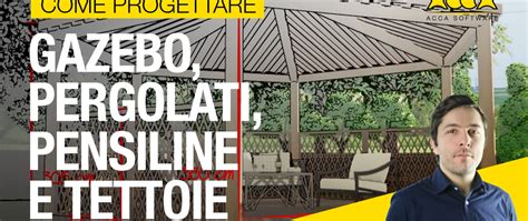 Progetto gazebo, pergolati, pensiline, tettoie