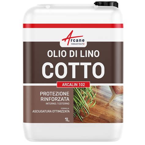 Protezione del legno con olio di lino