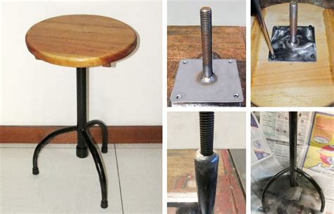 Realizzazione sgabello regolabile fai da te