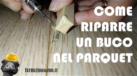 Riparazione legno scheggiato