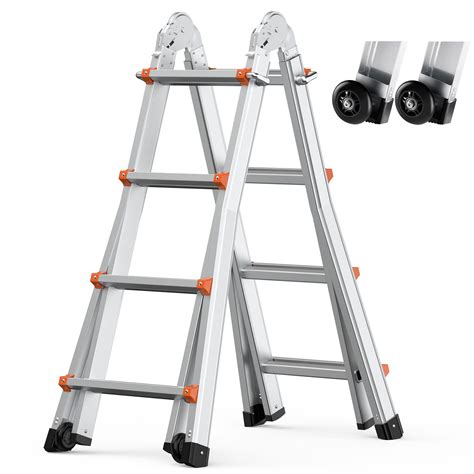 Scala telescopica in alluminio