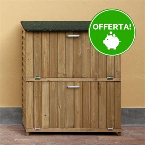 Scarpiera in legno da esterno