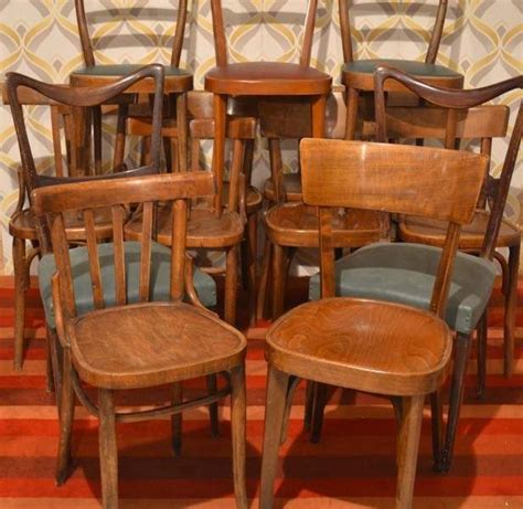 Sedie vintage in legno per bar
