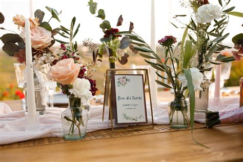Segnatavolo matrimonio elegante