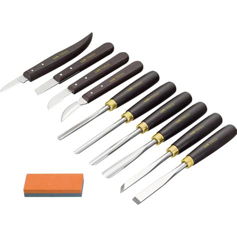 Set di sgorbie per intaglio del legno