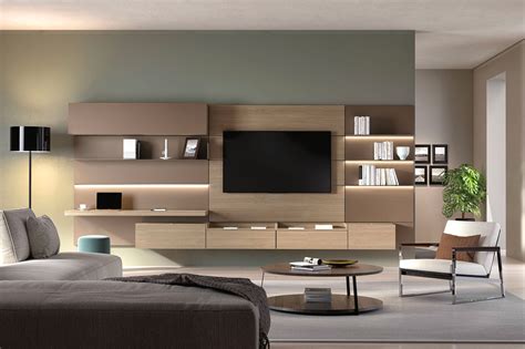 Soggiorno con mobili di design