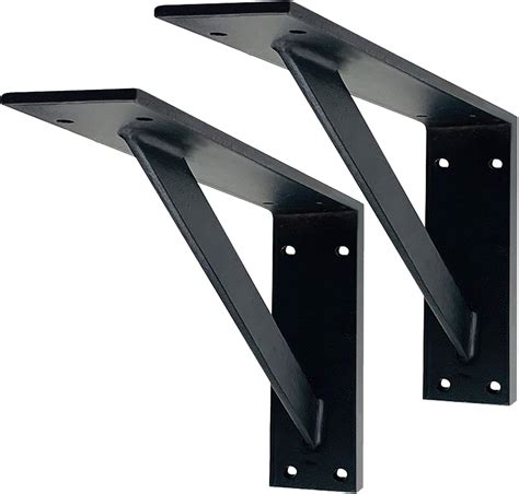 Staffe per mensole in metallo nero