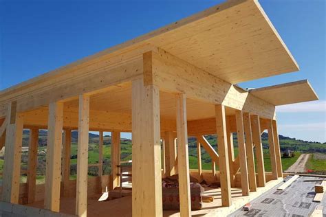 Struttura portante in legno lamellare