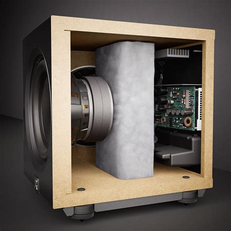 Subwoofer in legno MDF