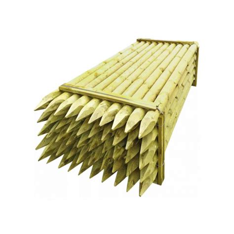 Supporti a punta per pali in legno