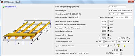 Tabelle distanze standard e carichi generici del solaio