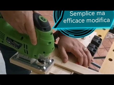 Taglio con seghetto alternativo