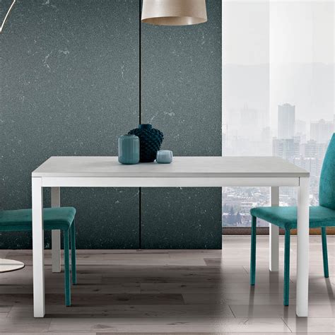 Tavolo allungabile con piano in melaminico