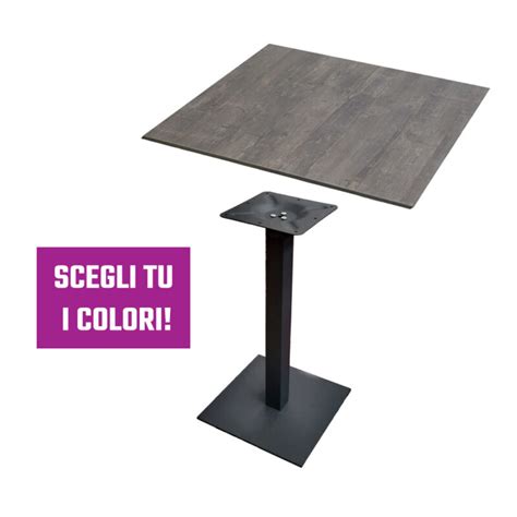 Tavolo bar con piano in legno