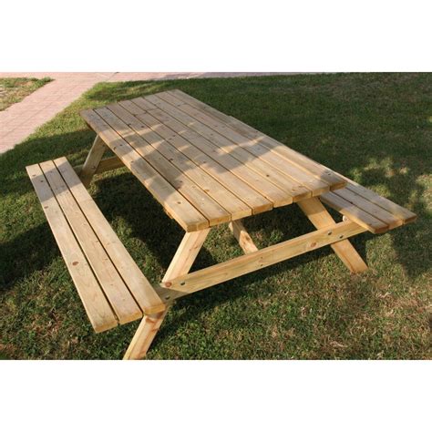 Tavolo da picnic in legno per parco