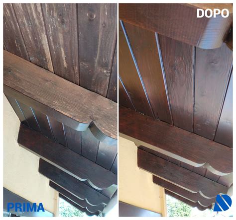Tavolo in legno prima e dopo la sverniciatura