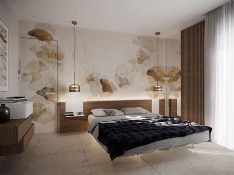 Testata Letto con Carta da Parati