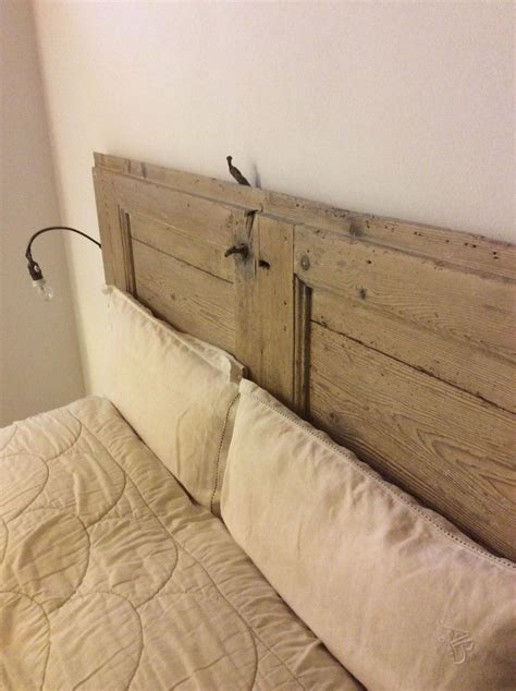 Testata Letto in Legno