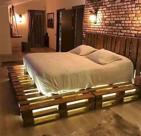 Testata letto con pallet