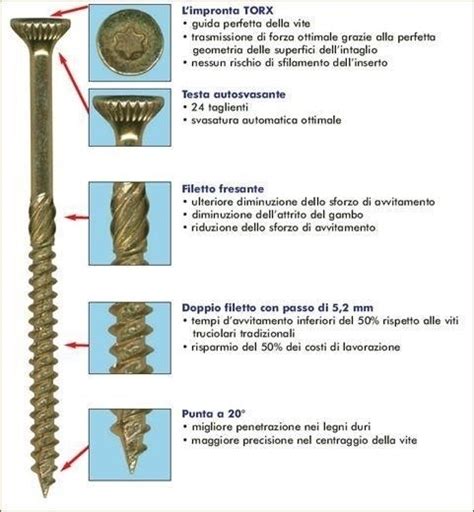 Tipologie di Viti per Legno