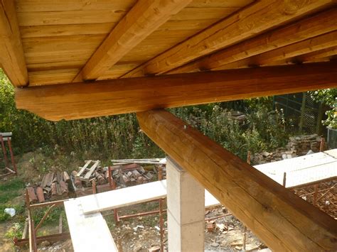 Travi in legno massiccio uso fiume