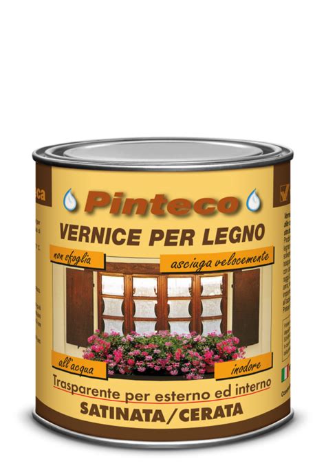 Vernice trasparente opaca per legno